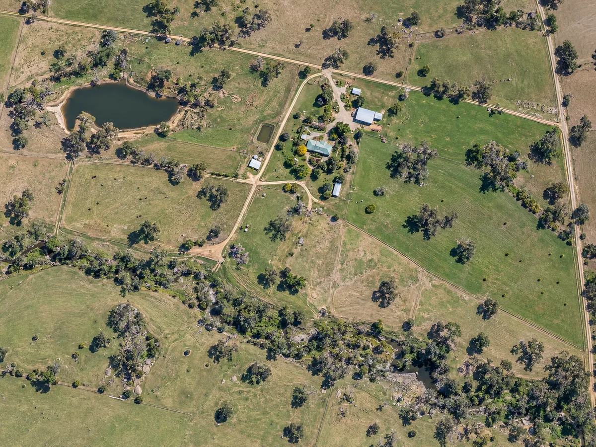 Illustrative orthomosaic-style aerial map example