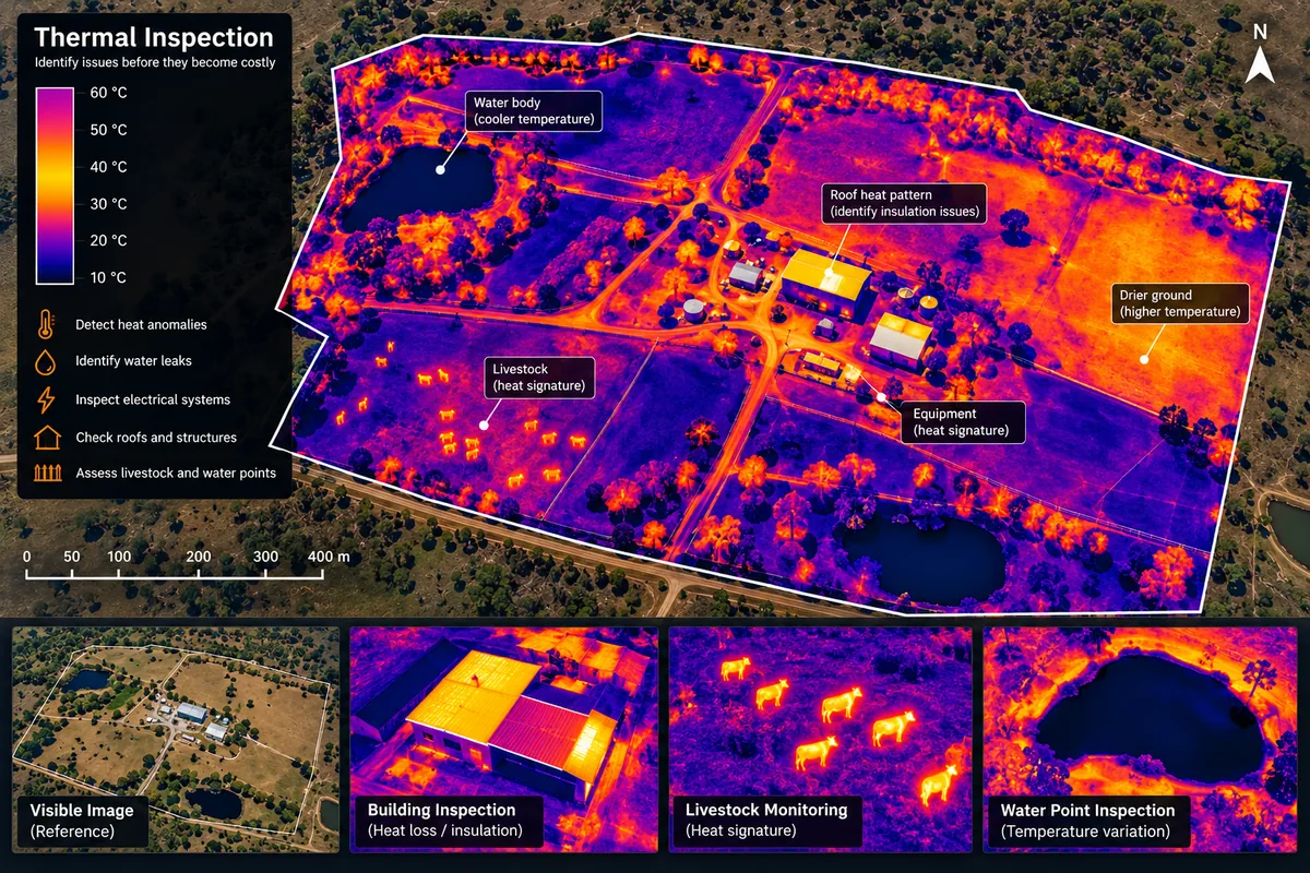 Illustrative thermal inspection example