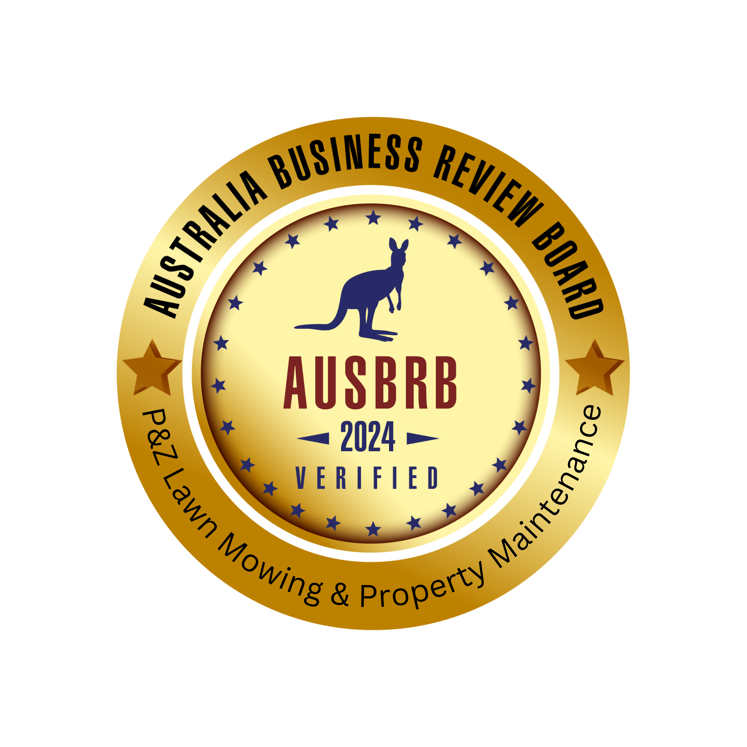 AUSBRB accredited business badge — verified 2024